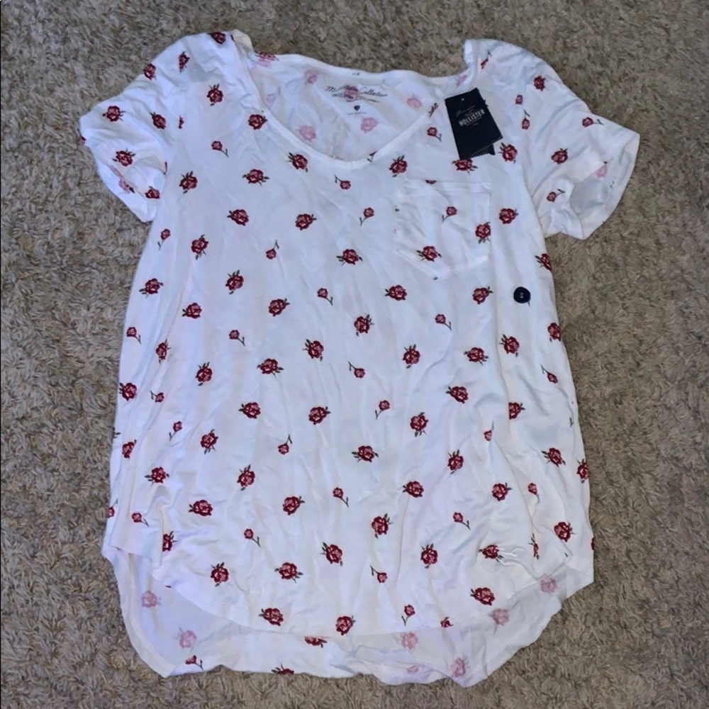 Hollister flower shirt